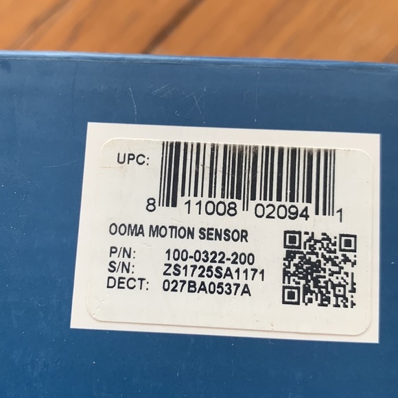 Ooma Home Motion Sensor P/N 100-0322-200 Electronic Product New in Box - Picture 8 of 11
